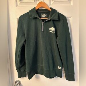 Roots quarter zip sweater